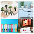 Miniatyrbilde 2 av 3: 2 Ark 7,6*3cm Numeriske Etikettklistremerker Tall Black