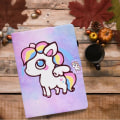 Miniatyrbillede 9 af 10: Til iPad 10.9 (2022) Tabletetui Cover Foldbart stativ - Farverig pony Multicolor
