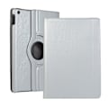 Miniatyrbillede 2 af 4: Apple iPad 10.2 2021/2020 Litchi Texture Stand Tabletetui - Sølv Silver