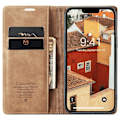 Miniatyrbillede 4 af 8: CASEME Retro tegnebog taske til iPhone 15 Pro Max - Brun Brown
