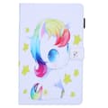 Miniatyrbillede 4 af 8: For Samsung Galaxy Tab A9 Flip Stand Case PU Leather Pattern Tablet Cover Multicolor