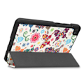 Pikkukuva 6 / 9: Pattern Tri-fold Stand Cover Lenovo Tab M7 (3rd Gen) - Butterflies White