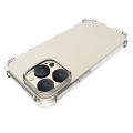 Miniatyrbillede 5 af 5: Til iPhone 15 Pro TPU+Akryl Anti-Drop Telefontaske Transparent