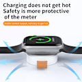 Miniatyrbild 3 av 9: Trådlös Snabb laddare magnetisk för Apple Watch Series 1-8 USB-C Svart