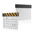 Miniatyrbilde 6 av 6: Clapboard Clapping Filmopptak - Hvit White