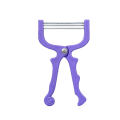 Miniatyrbild 1 av 6: Ansiktsbehandling Spring Rolling Epilator Face Läpp Ta bort Hår Lila