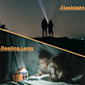 Miniatyrbild 9 av 9: Handvev Radio Solar Light SOS Ficklampa Väderskanning Laddare Orange