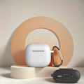 Miniatyrbilde 2 av 6: For AirPods 4 5 stk Tilbehør Veske Oppbevaringsboks Halsstropp Hodetelefonholder Nøkkelring - Lyseblå Blue