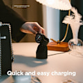 Miniatyrbillede 2 af 10: Watch Charger Stand Compatible with Samsung Round Smart Watch Charger Stand Desktop Holder Beige