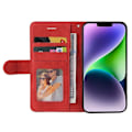Miniatyrbillede 6 af 9: Til iPhone 15 Plus KT Series-1 Dobbeltfarvet etui Red