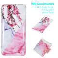 Miniatyrbillede 2 af 5: Marble Pattern IMD TPU Soft Back Case for Samsung Galaxy A70 - Style I Black