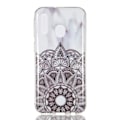 Miniatyrbillede 1 af 5: Marble Pattern IMD TPU Soft Back Case for Samsung Galaxy A40 - Style B Black
