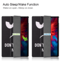 Miniatyrbilde 8 av 8: Tri-fold Stativdeksel for Lenovo Tab P11 Pro TB-J706F - Don't Touch Multicolor