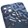 Miniatyrbild 2 av 7: Till iPhone 15 Plus TPU-skal Elektropläterad Rynkad - Blå Blå
