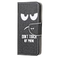 Miniatyrbild 5 av 6: Samsung Galaxy A51 Plånboksfodral  - Don't Touch My Phone Svart