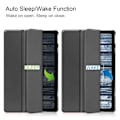 Miniatyrbillede 8 af 11: Nokia T21 Tri-fold Stand Wake/Sleep Cover Tablet-etui - Sort Black
