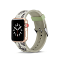 Pikkukuva 2 / 7: Silicone Watchband for Apple Watch 4 44mm, Series 3 / 2 / 1 42mm - Grey Camoufla Multicolor