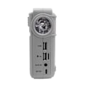 Miniatyrbild 4 av 11: Emergency AM FM-radio Bluetooth spelare Handvevgenerator PowerBank Svart