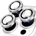 Miniatyrbillede 1 af 4: Til iPhone 15 Pro / 15 Pro Max Lens Glitter Silver