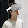 Pikkukuva 7 / 10: Meta Quest 3S -suojakotelolle, VR-kuulokemikrofonille, silikonisuoja - Harmaa Grey