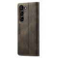 Miniatyrbilde 9 av 11: AUTSPACE A01 Lommebok-deksel Samsung Galaxy S23+ (Plus) - Kaffe Brown