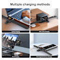Miniatyrbilde 8 av 11: Lader for Watch Series + Samsung med USB-C+USB-kontakt Black