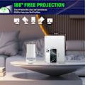 Pikkukuva 4 / 11: HY260 Pro -projektori 1 Gt + 8 Gt Android 11.0 WiFi6 BT5.4 Kotiteatteri 200 ANSI Lumenia White