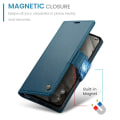 Pikkukuva 4 / 10: CASEME Retro Lompakkokotelo Pixel 8 Blue