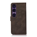 Pikkukuva 3 / 7: KHAZNEH Sony Xperia 1 VII Case lompakkokotelolle Shell Phone Case Brown
