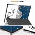 Miniatyrbilde 7 av 10: Trefoldet Stativ Tablettdeksel for OnePlus Pad - Katt Multicolor