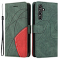 Miniatyrbillede 3 af 10: Til Samsung Galaxy A55 KT-serie-1 dobbeltfarve Green