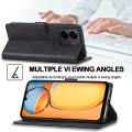 Miniatyrbillede 10 af 11: LC.IMEEKE Pung etui Etui Shell til Xiaomi Redmi 13C Black