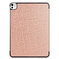 Pikkukuva 7 / 8: iPad Pro 11 (2024) Kotelo Auto Herää / Nuku Kolminkertainen Taittojalusta Tabletin Suoja - RoseGold Pink gold