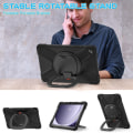 Miniatyrbillede 2 af 7: Til Samsung Galaxy Tab A9+ Etui PC+Silikone Tablet Cover Black