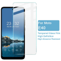 Miniatyrbillede 4 af 6: IMAK H For Motorola Moto E30 / E40 Full Coverage Tempered Glass Transparent