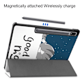 Pikkukuva 5 / 9: Kolmen taittotelineen älykotelo Samsung Galaxy Tab S10+ (S10 Plus) -puhelimelle Multicolor