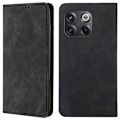 Miniatyrbillede 1 af 5: Til OnePlus 10T 5G/Ace Pro 5G Skin-touch PU-dækstativ Black