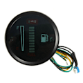 Pikkukuva 1 / 8: Moottoripyörän modifioitu polttoainemittari 52MM 12V DC Universal LED-näyttömittari Black