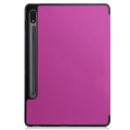 Pikkukuva 7 / 8: Tri-fold Stand Smart Case for Samsung Galaxy Tab S7 / S8 Purple