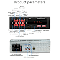 Pikkukuva 5 / 7: Auto Bluetooth MP3-soitin Autostereo TF Card U-Disk FM-radio Black