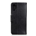 Miniatyrbillede 2 af 11: Tekstureret delt læder tegnebog til Samsung Galaxy A32 5G Black