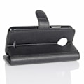 Miniatyrbillede 5 af 6: Wallet Stand Case for Motorola Moto C - Black Black