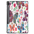 Miniatyrbilde 6 av 9: Slim Fit Dekseldeksel Til Samsung Galaxy Tab S7 Plus/S8+ - Sommerfugler Multicolor