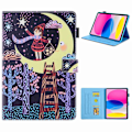 Miniatyrbillede 1 af 6: For iPad 10.9 (2022) Tablet Case Cover Foldable Stand - Moon Yellow