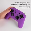 Pikkukuva 4 / 11: Yhteensopiva Nintendo Switch Pro -ohjainkotelon silikonikotelon kanssa - Musta Black