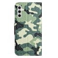 Miniatyrbillede 7 af 7: Til Samsung Galaxy A25 tegnebogstativetui mønstertelefoncover Multicolor
