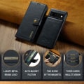Miniatyrbilde 11 av 11: DG.MING for Google Pixel 6a Avtakbart 2-i-1 Lommebokdeksel Black