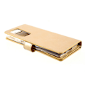 Pikkukuva 10 / 10: MERCURY GOOSPERY Mansoor Wallet Diary PU-nahkakotelo Samsung Galaxy S21 Ultra Gold
