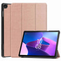 Pikkukuva 1 / 9: For Lenovo Tab M10 (Gen 3)  Trifold Stand Cover - Rose Gold Pink gold