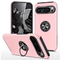 Miniatyrbilde 1 av 7: Hybrid-etui med fingerreim og kickstand for Google Pixel 9 / Pixel 9 Pro Pink